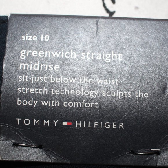 Tommy Hilfiger Greenwich Straight-Leg Jeans Midnight Blue Size 10 NWT - Picture 7 of 14